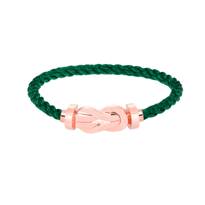 [⭐Hesperis Jewelry]CHANCE LARGE 8 FIGURE BUCKLE NO DIAMOND BRACELET ROSE GOLD