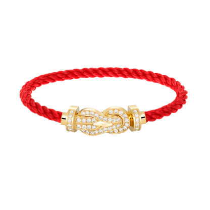 [⭐Hesperis Jewelry]CHANCE LARGE 8 FIGURE BUCKLE FULLDIAMOND BRACELET GOLD