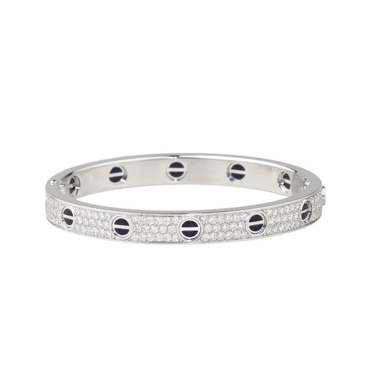 [⭐Hesperis Jewelry]LOVE BRACELET 6.1MM DIAMOND-PAVED CERAMIC