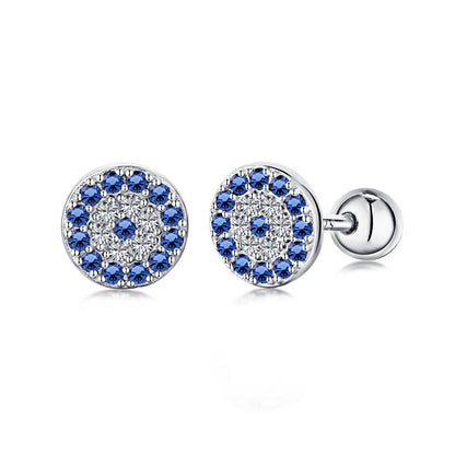 [Hesperis Jewelry]Devil's Eye Ear Bone Nail Earrings