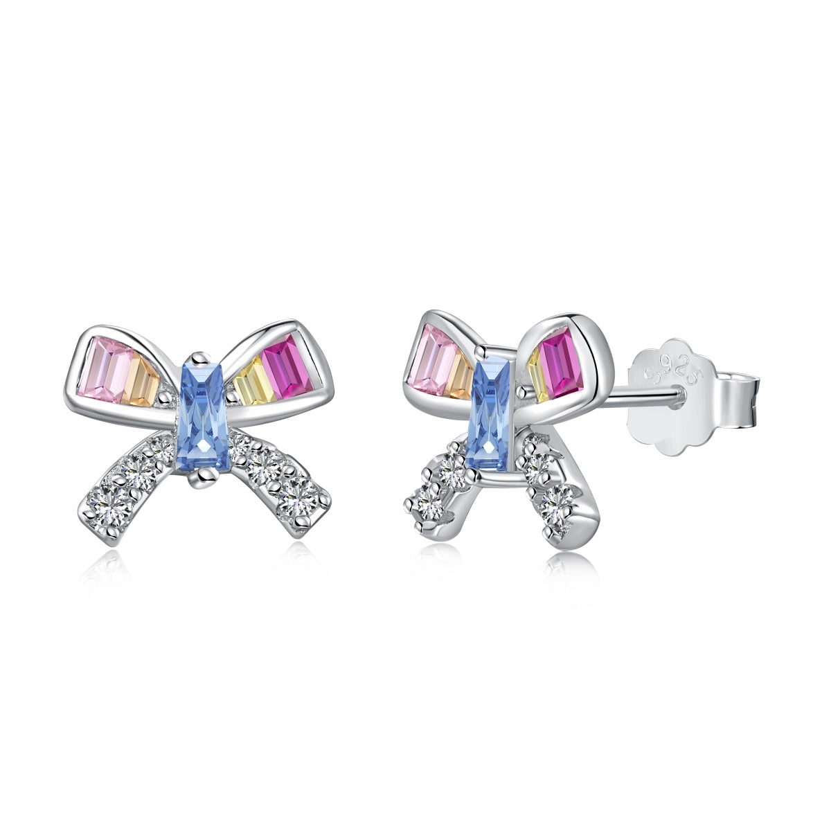 [Hesperis Jewelry]Ornate Butterfly Shape Daily Earrings