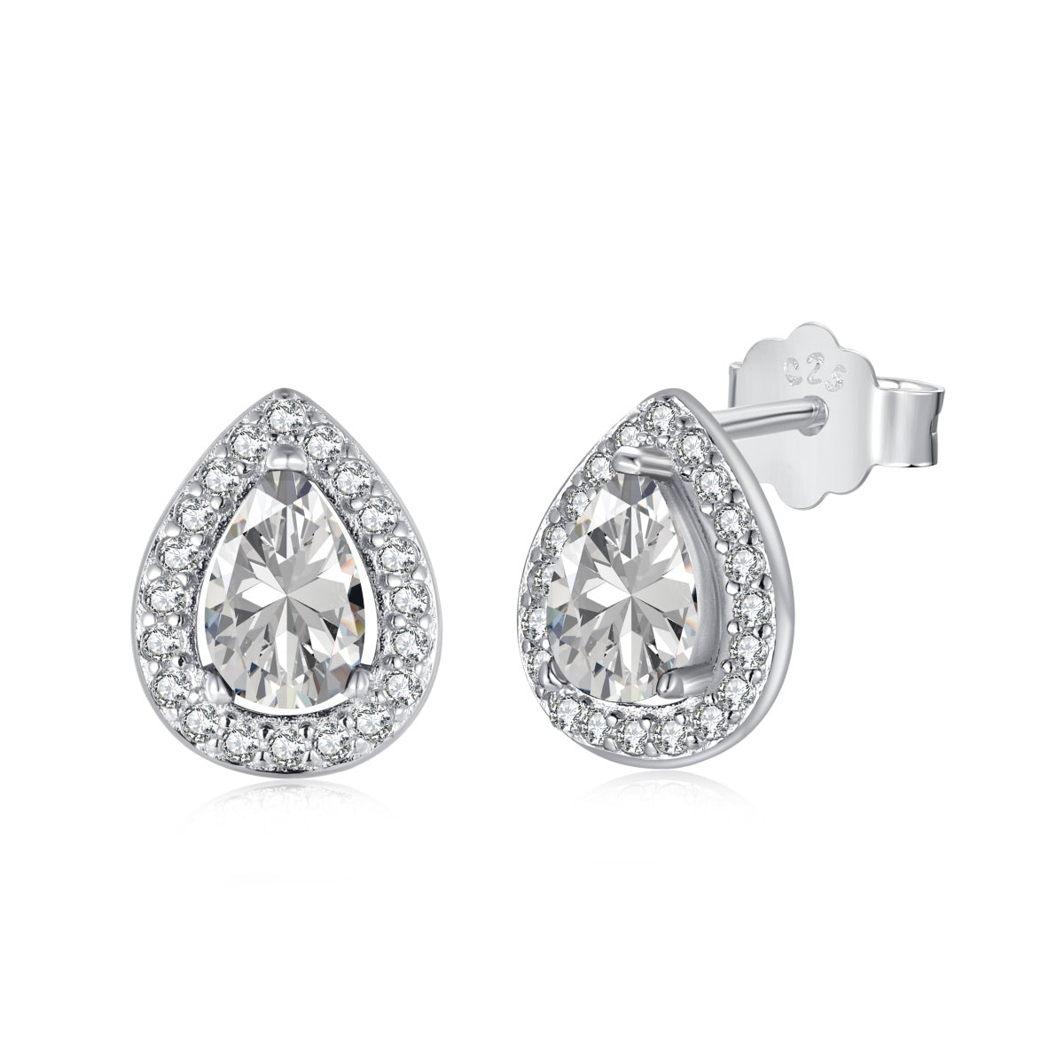 [Hesperis Jewelry]Luxurious Water Drop Shape Earrings
