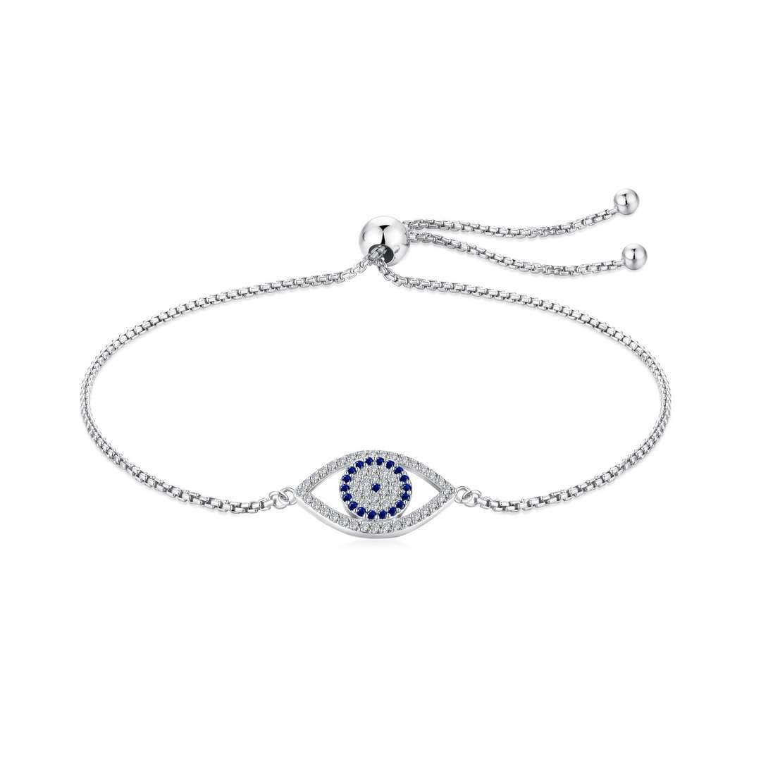 [Hesperis Jewelry]Dazzling Eye Shape Necklace
