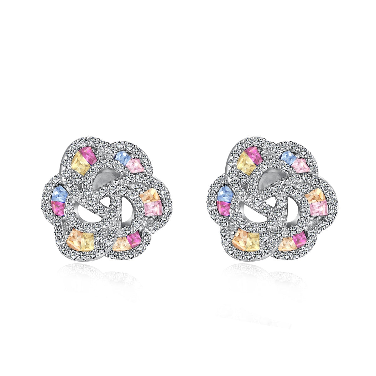[Hesperis Jewelry]Exquisite Flower Shape Daily Earrings