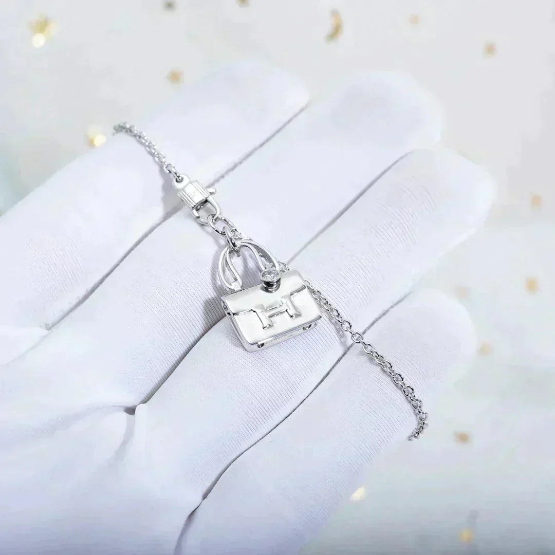 [⭐Hesperis Jewelry]AMULETTE PEDANT SILVER NECKLACE