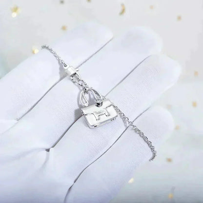 [⭐Hesperis Jewelry]AMULETTE PEDANT SILVER NECKLACE