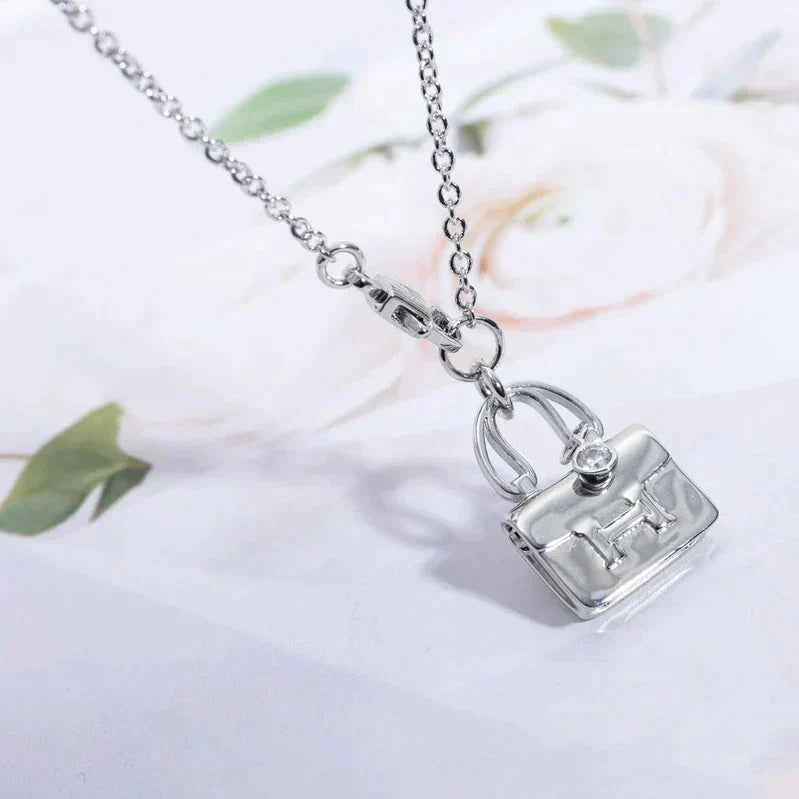 [⭐Hesperis Jewelry]AMULETTE PEDANT SILVER NECKLACE