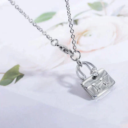 [⭐Hesperis Jewelry]AMULETTE PEDANT SILVER NECKLACE
