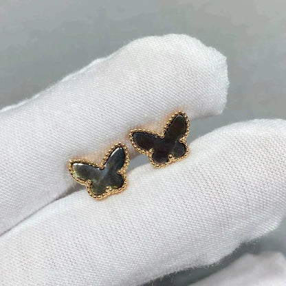 [⭐Hesperis Jewelry]BUTTERFLY DARK MOP  EARRINGS