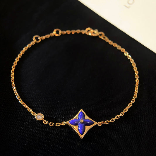 [⭐Hesperis Jewelry]COLOR STAR PINK GOLD DIAMOND BRACELET