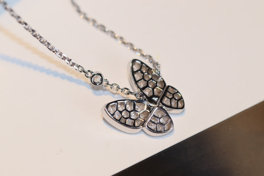 [⭐Hesperis Jewelry]BUTTERFLY DIAMOND NECKLACE