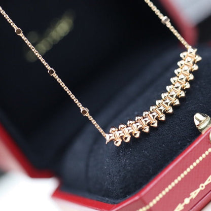 [⭐Hesperis Jewelry]CLASH PINK GOLD NECKLACE