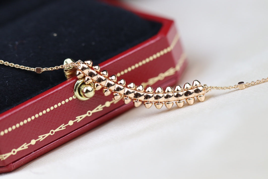 [⭐Hesperis Jewelry]CLASH PINK GOLD NECKLACE