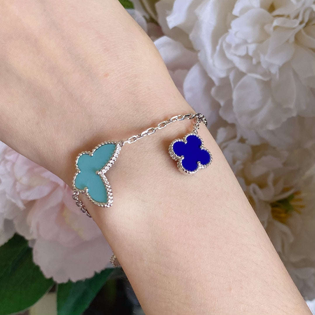 [⭐Hesperis Jewelry]LUCKY SPRING SILVER BRACELET 4 MOTIF