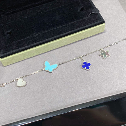 [⭐Hesperis Jewelry]LUCKY SPRING SILVER BRACELET 4 MOTIF