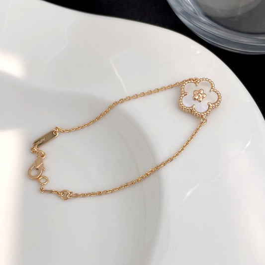 [⭐Hesperis Jewelry]LUCKY SPRING ROSE GOLD MOP BRACELET