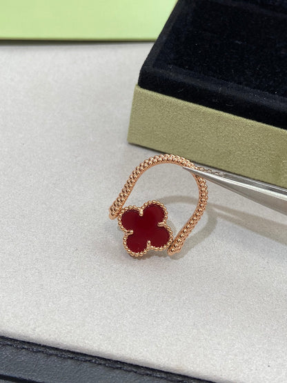 [⭐Hesperis Jewelry]CLOVER RIVERSIBLE ROSE GOLD RING