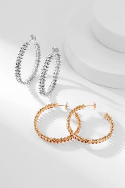 [⭐Hesperis Jewelry]CLASH HOOP EARRINGS