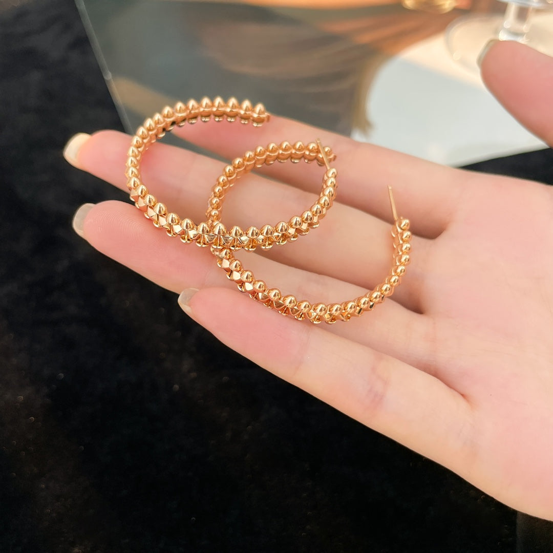 [⭐Hesperis Jewelry]CLASH HOOP EARRINGS