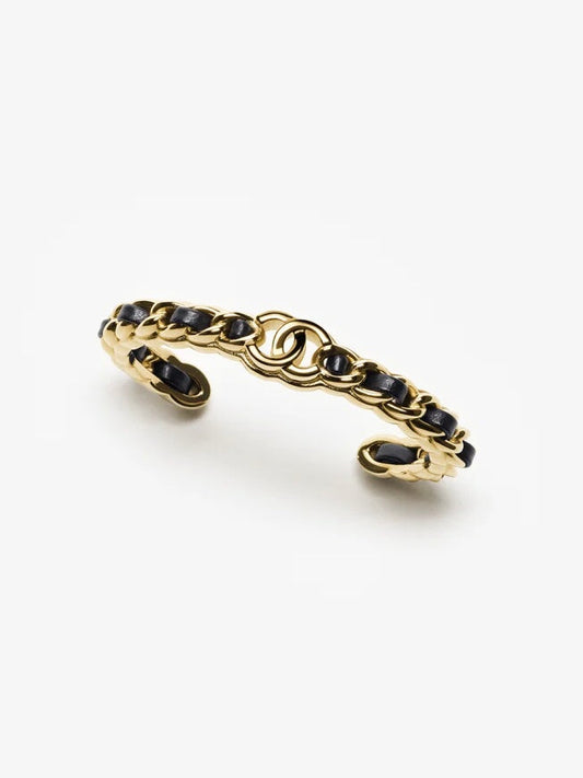[⭐Hesperis Jewelry]Double C Open Bangle
