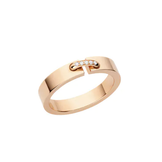 [⭐Hesperis Jewelry]ALLIANCE LIENS VIDENCE DIAMOND 4MM RING