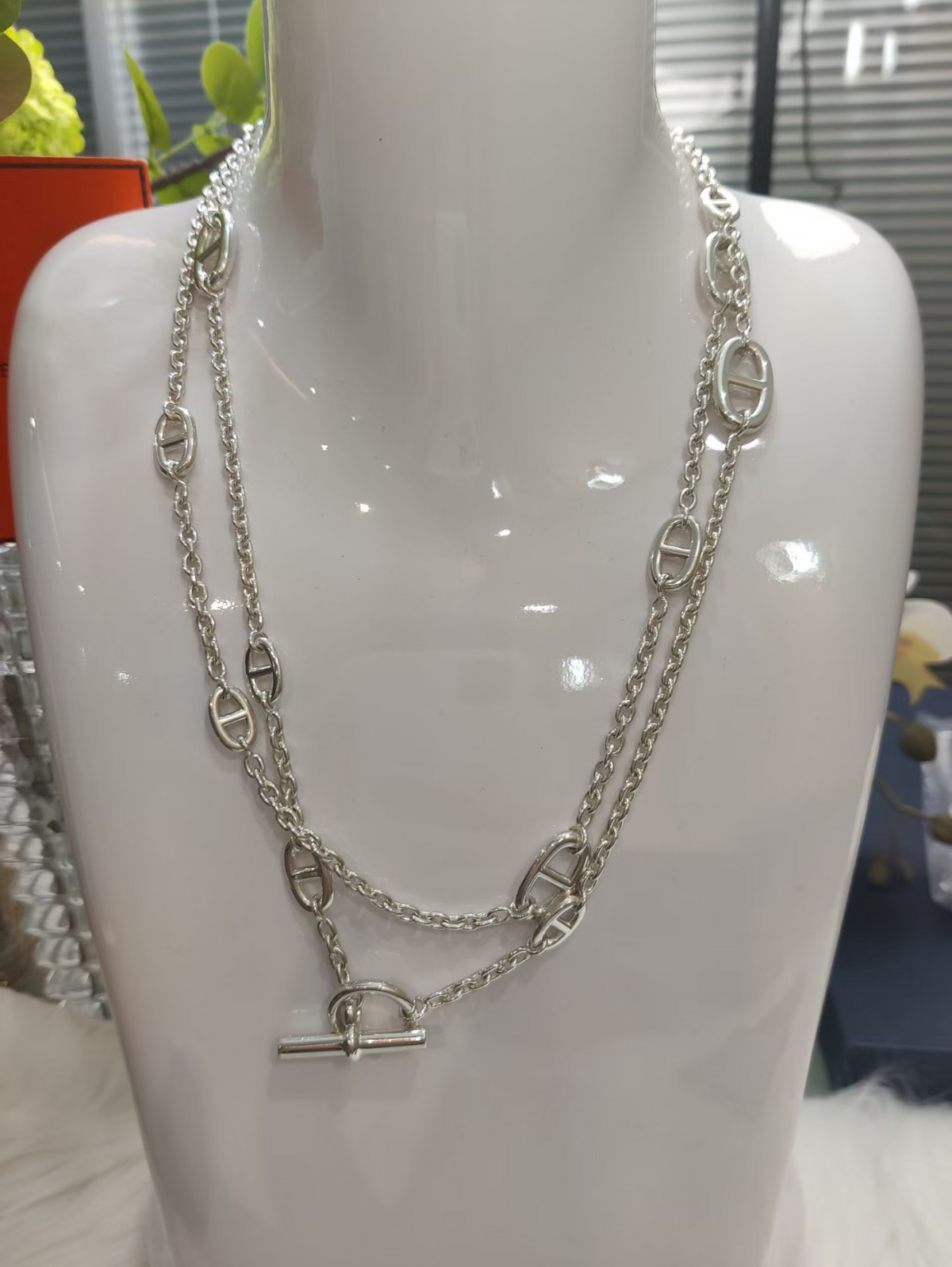 [⭐Hesperis Jewelry]Classic Silver Sweater Chain