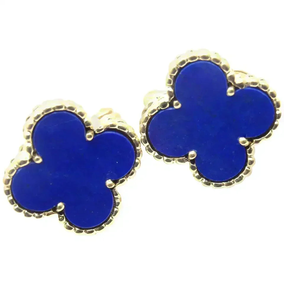 [⭐Hesperis Jewelry]CLOVER MINI 9.5MM TURQUOISE EARRINGS
