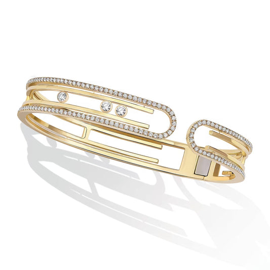[⭐Hesperis Jewelry]MOVE 10TH PAVED DIAMOND BRACELET