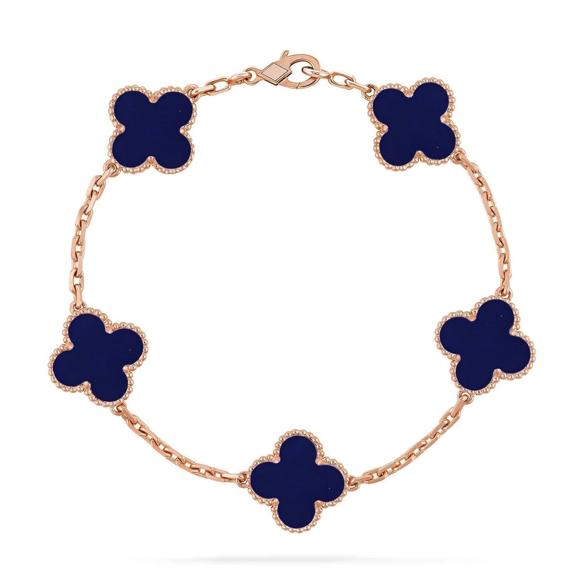 [⭐Hesperis Jewelry]CLOVER 5 MOTIF LAPIS LAZULI BRACELET COLLECTION