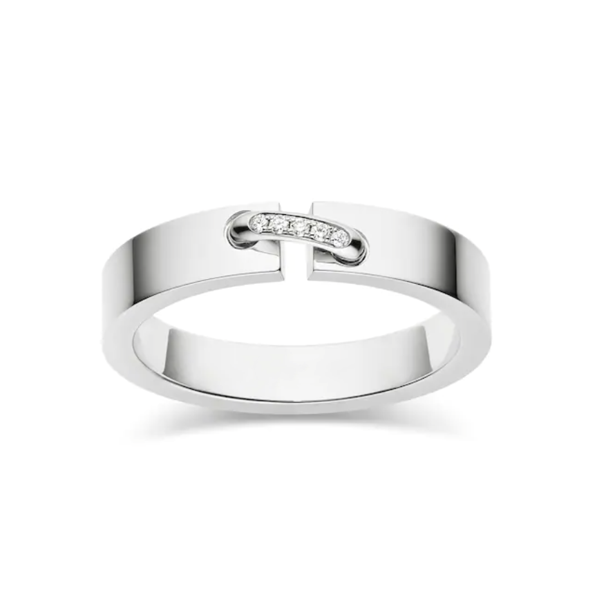 [⭐Hesperis Jewelry]ALLIANCE LIENS VIDENCE DIAMOND 4MM RING