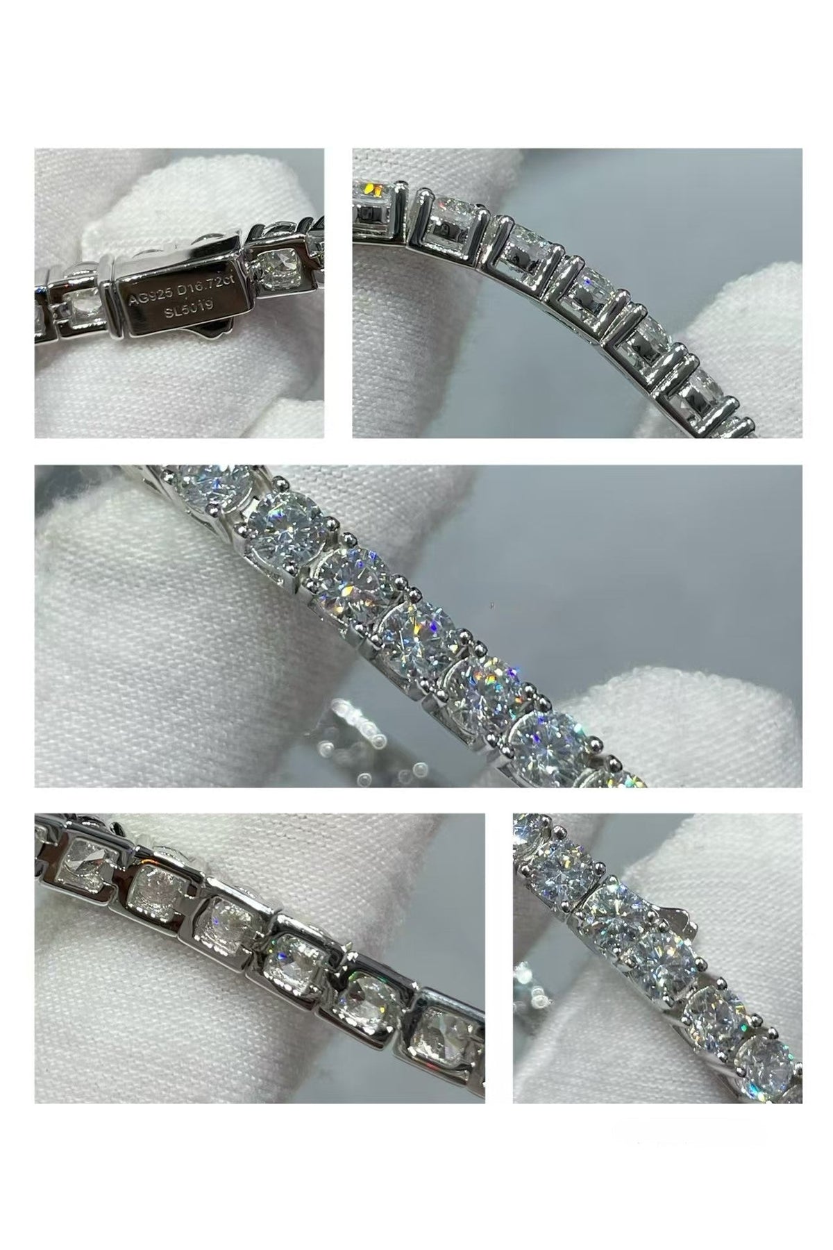 [⭐Hesperis Jewelry jewelrys]TENNIS BRACELET WITH FULL DIAMOND SETTING
