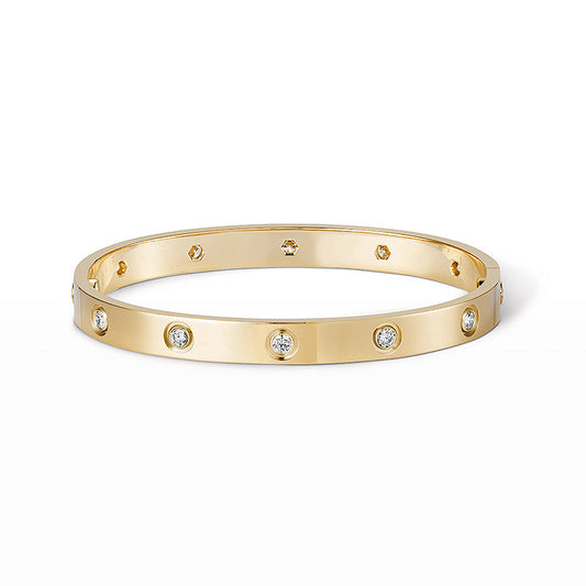 [⭐Hesperis Jewelry]LOVE BRACELET 6.1MM 10 DIAMONDS