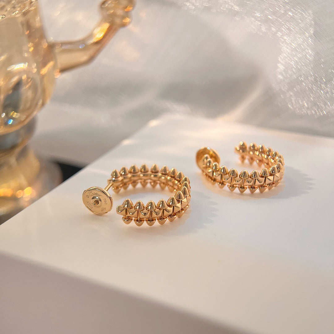 [⭐Hesperis Jewelry]CLASH SMALL HOOP EARRINGS