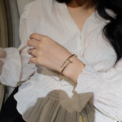 [⭐Hesperis Jewelry]JUSTE BRACELET 3.5MM DIAMONDS