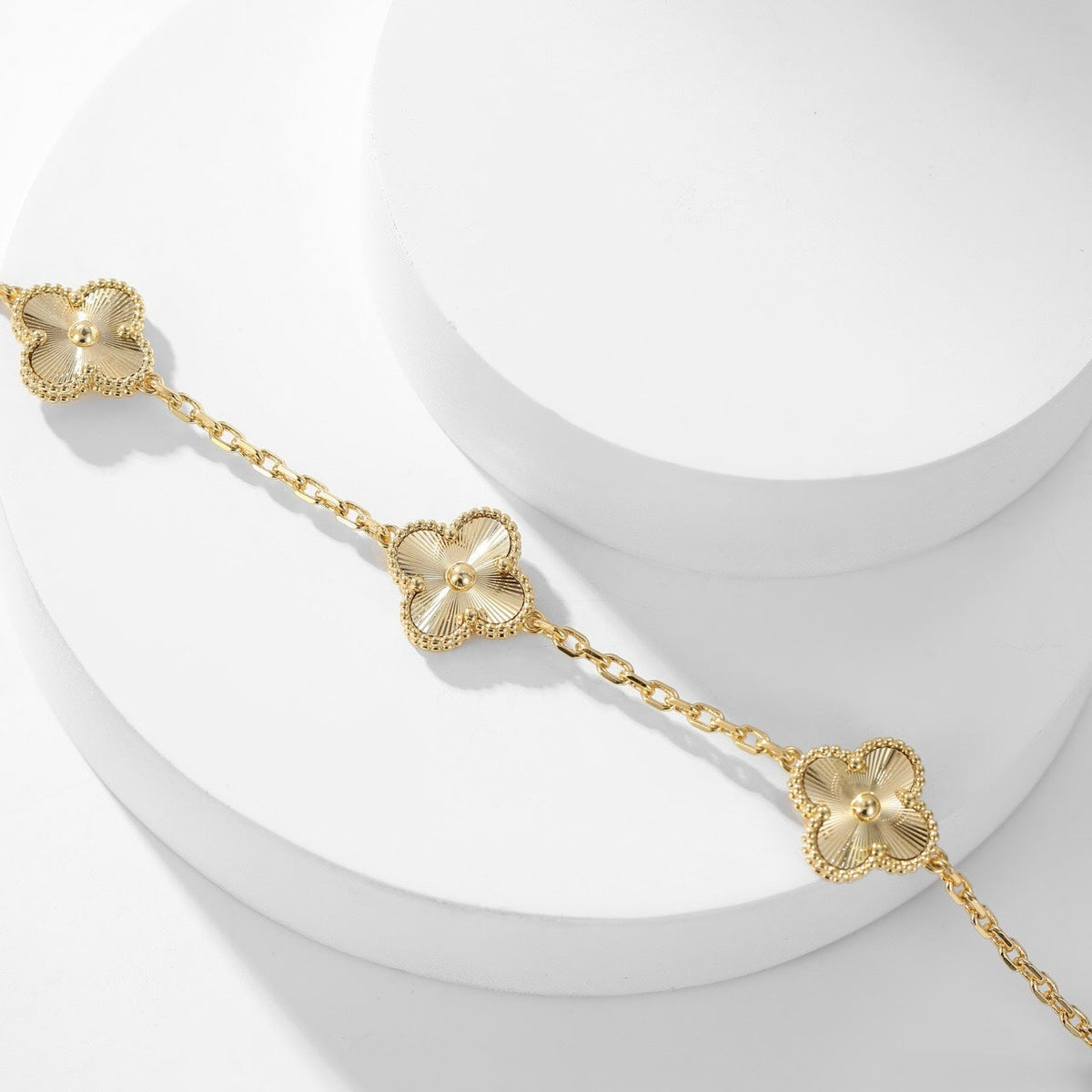 [⭐Hesperis Jewelry]CLOVER 10 MOTIFS LASER NECKLACE