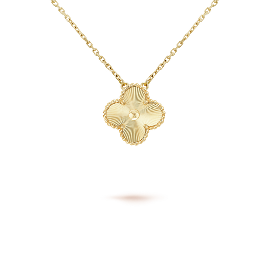 [⭐Hesperis Jewelry]CLOVER 15MM LASER NECKLACE