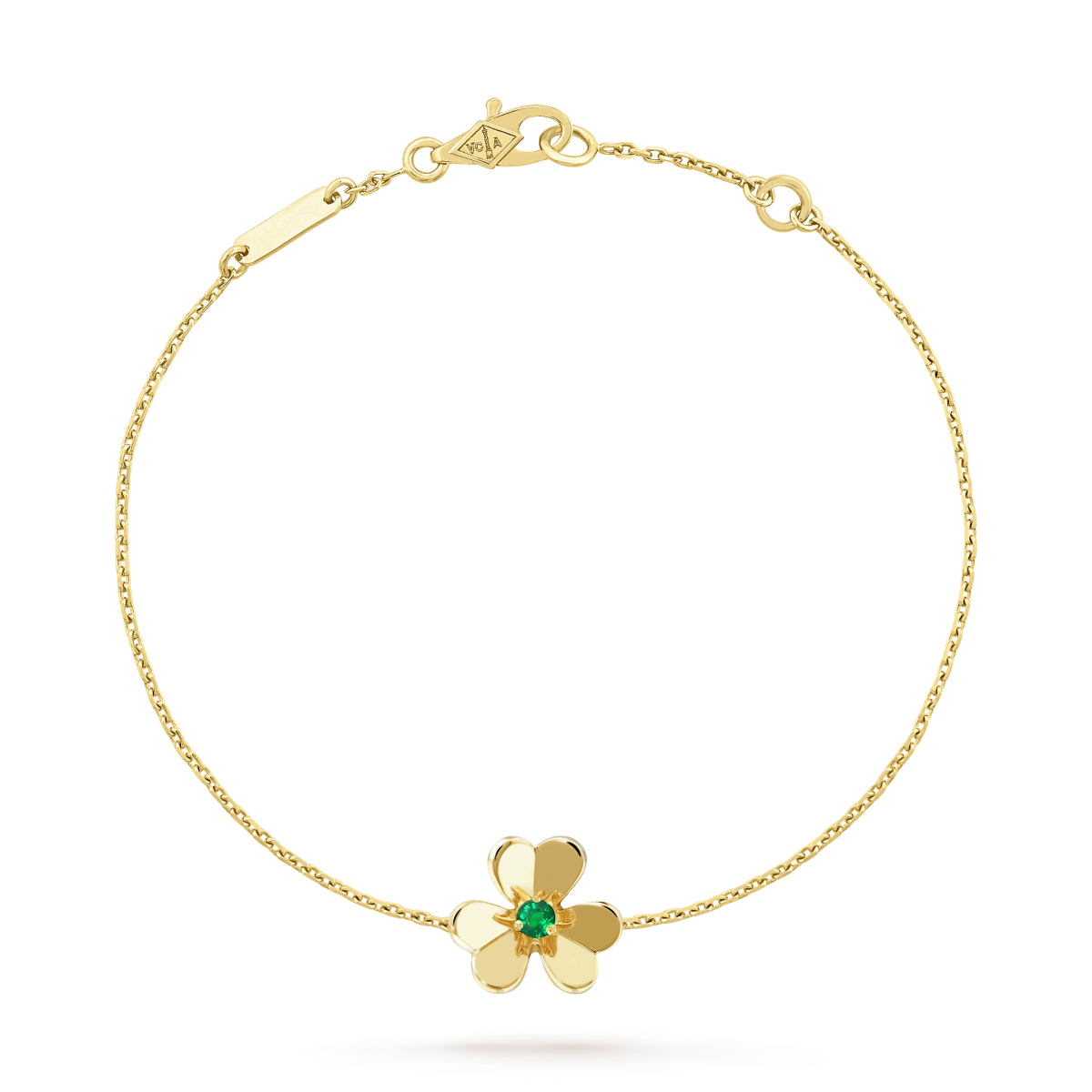 [⭐Hesperis Jewelry]FRIVOLE GOLD FLOWER PINK MALACHITE BRACELET