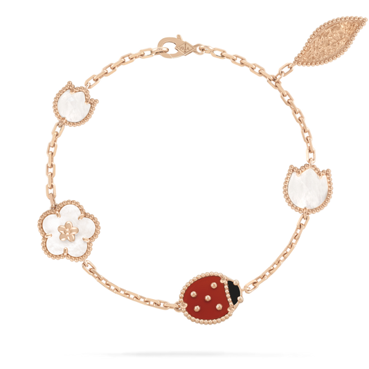 [⭐Hesperis Jewelry]LUCKY SPRING 5 MOTIF BRACELET