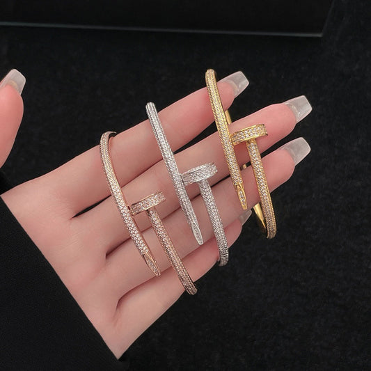 [⭐Hesperis Jewelry]JUSTE BRACELET 3.5MM ALL DIAMONDS