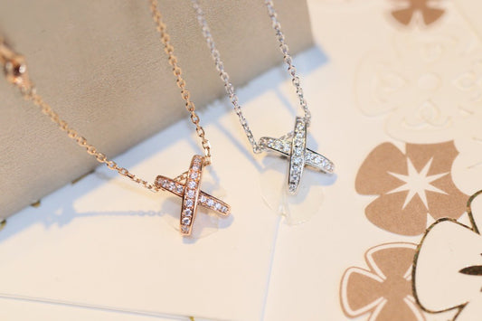 [⭐Hesperis Jewelry]JEUX DE DIAMOND NECKLACE