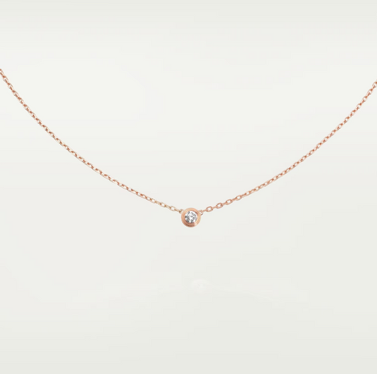 [⭐Hesperis Jewelry]DAMOUR DIAMOND NECKLACE