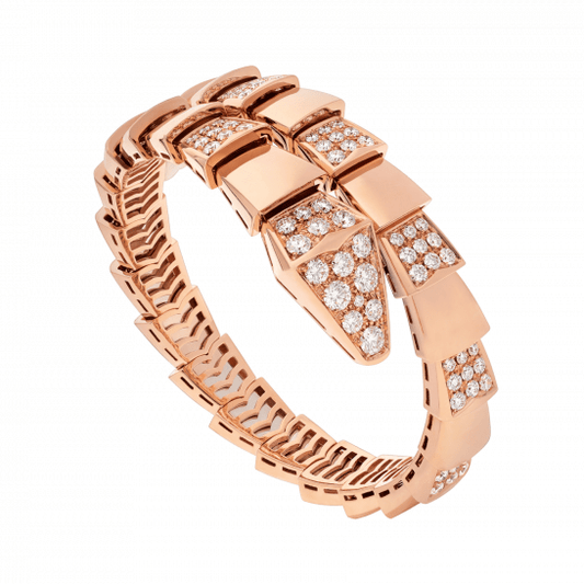 [⭐Hesperis Jewelry]SERPENTI BRACELET PINK GOLD DIAMOND