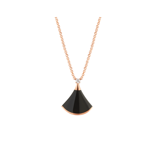 [⭐Hesperis Jewelry]DREAM NECKLACE ONYX 1 DIAMOND