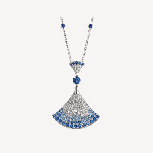 [⭐Hesperis Jewelry]DREAM NECKLACE AGATE SILVER DIAMOND