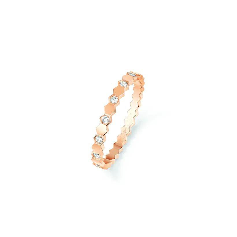 [⭐Hesperis Jewelry]BEE LOVE RING PINK GOLD DIAMOND