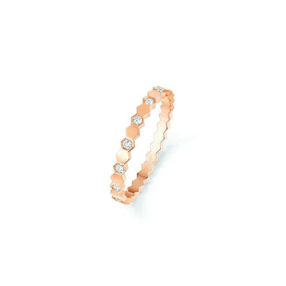 [⭐Hesperis Jewelry]BEE LOVE RING PINK GOLD DIAMOND