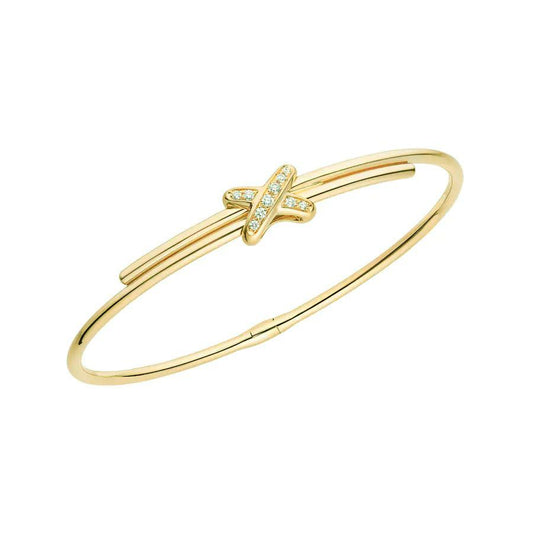 [⭐Hesperis Jewelry]JEUX DE BRACELET GOLD DIAMONDS