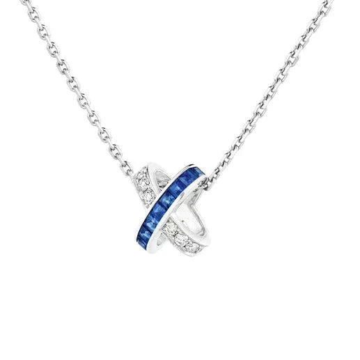 [⭐Hesperis Jewelry]LIENS DIAMOND SILVER NECKLACE