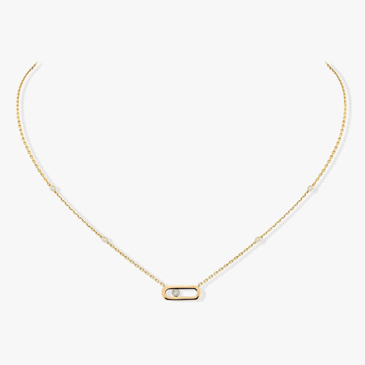 [⭐Hesperis Jewelry]MOVE UNO DIAMOND NECKLACE