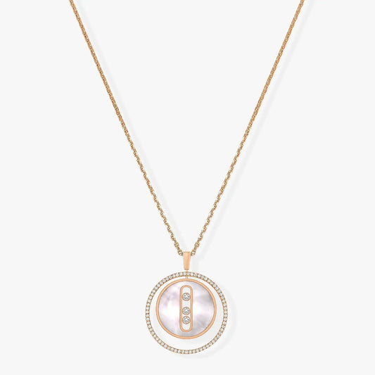 [⭐Hesperis Jewelry]Demo MOVE MM NACRE BLANCHE DIAMOND NECKLACE